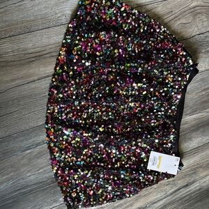 Sequin Multicolor Skirt